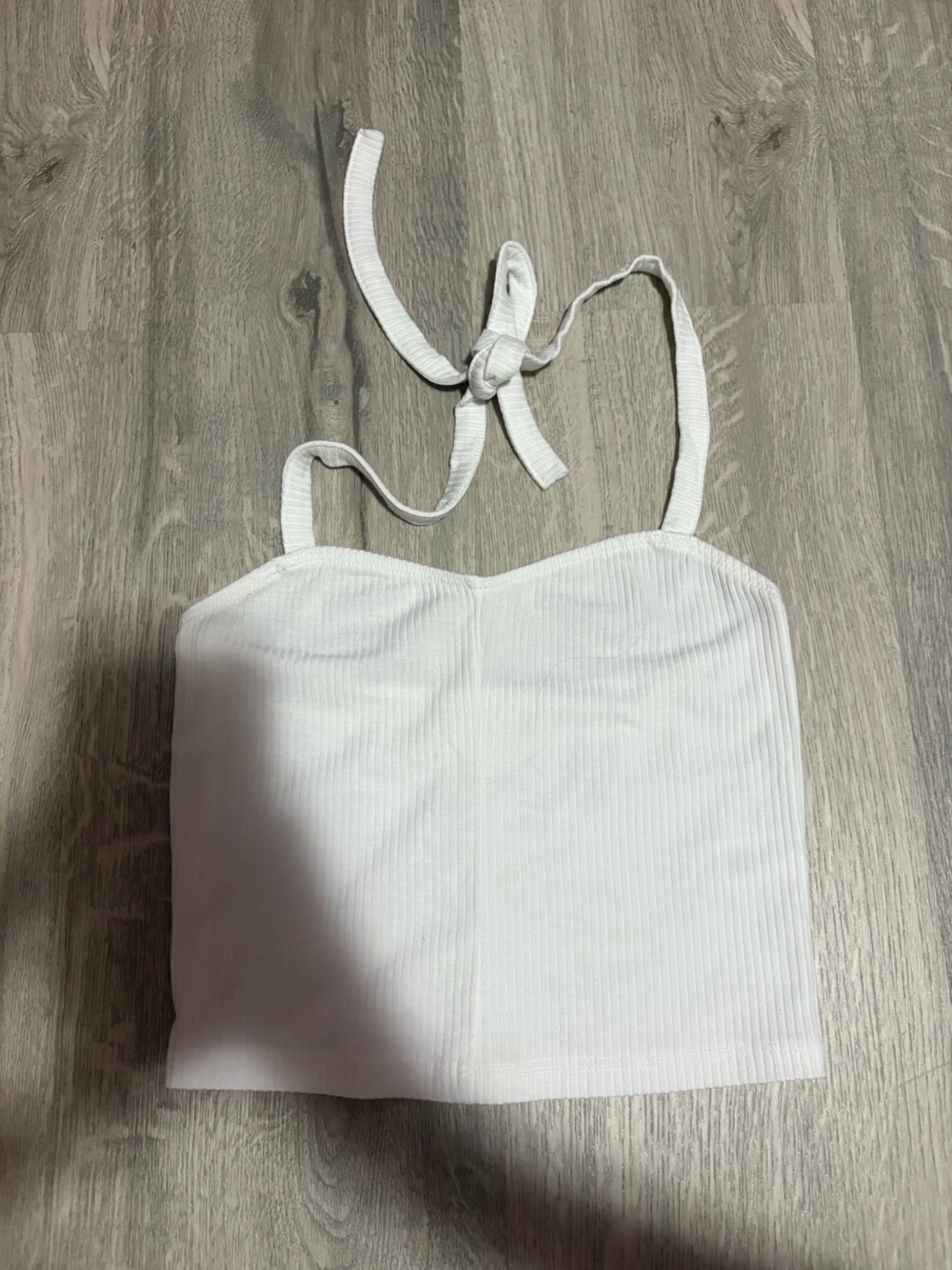 2 for $10 pacsun White Ribbed halter neck  Tank size small